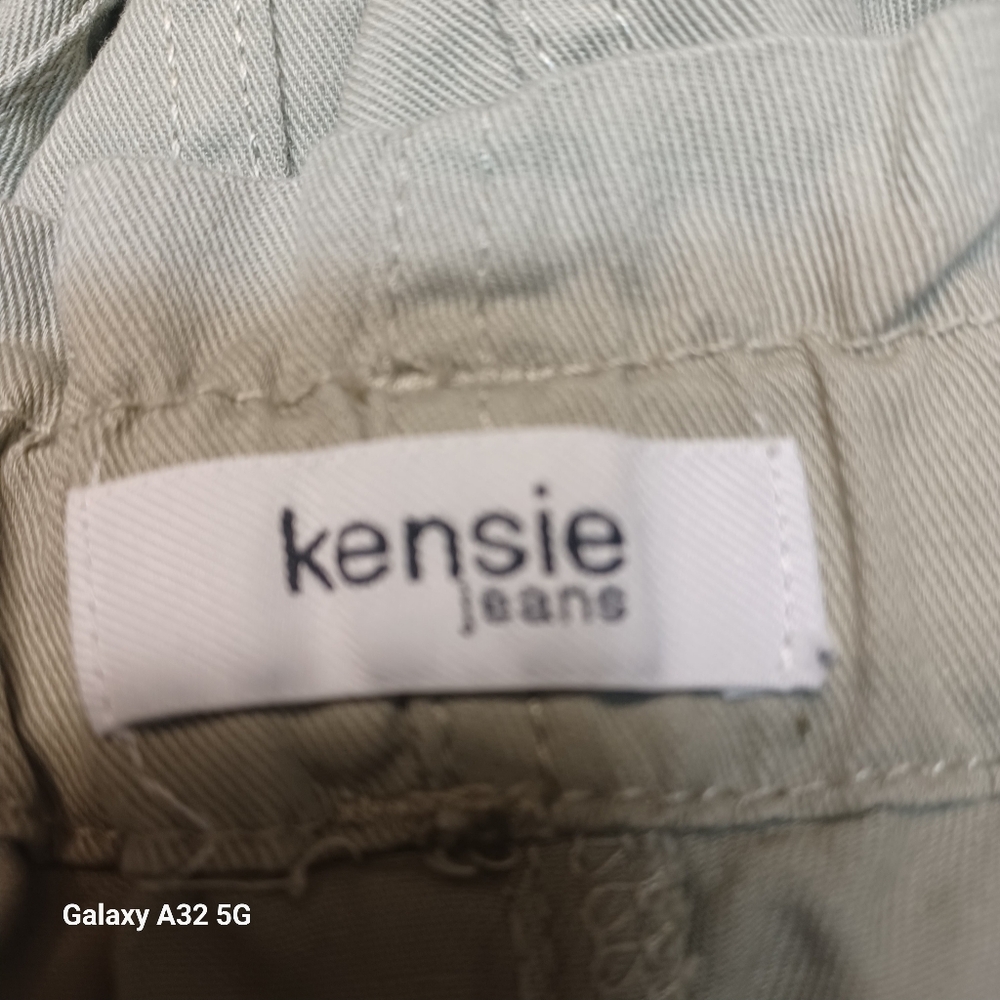 Kensie Women Size 10/30 Olive Green Drawstring Pants - Picture 3 of 17
